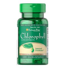 Puritan's Pride Chlorophyll Concentrate 50 mg 100 рідких капсул
