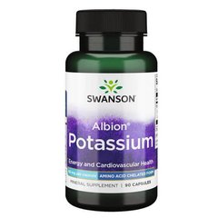 Swanson Albion Potassium 99 mg 90 капсул Калій