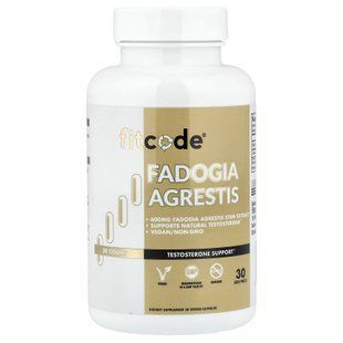 Fitcode Fadogia Agrestis 600 mg 30 caps Fadogia Agrestis (Фадогия Агрестис)