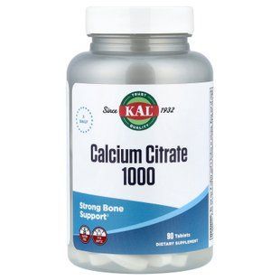 KAL Calcium Citrate 1000 mg (333 mg) 90 tab Кальций