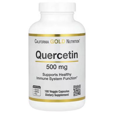 California Gold Nutrition Quercetin 500 mg 180 caps Кверцетин