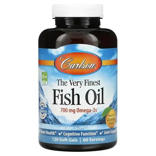 Carlson The Very Finest Fish Oil 700 mg 120 Капсул