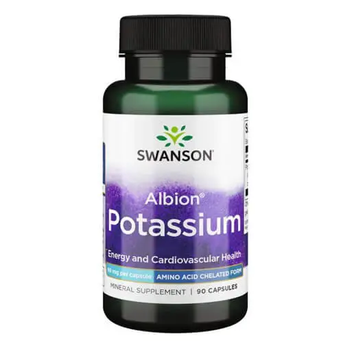 Swanson Albion Potassium 99 mg 90 капсул