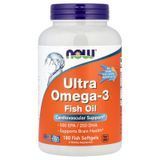 NOW Ultra Omega-3 Fish Oil 180 Fish Softgels Омега-3