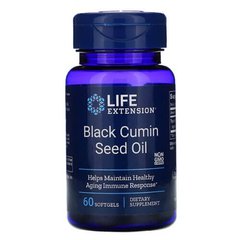 Life Extension Black Cumin Seed Oil 60 рідких капсул Чорний кмин
