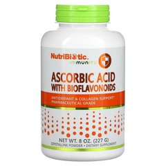 NutriBiotic Ascorbic Acid with Bioflavonoids 227 грам Вітамін С