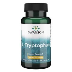 Swanson L-Tryptophan 500 мг 60 капсул