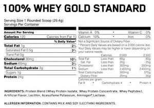 100% Whey Gold Standard 4540 грамм Сывороточный протеин