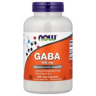 NOW GABA 500 mg 200 caps GABA
