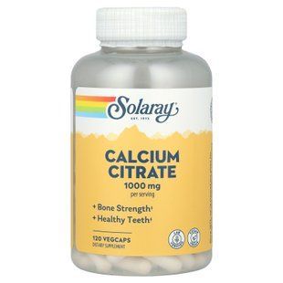 Solaray Calcium Citrate 120 капсул Кальцій