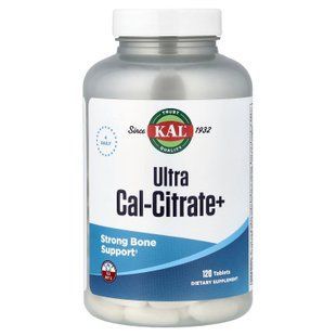 KAL Ultra Cal-Citrate+ 120 таблеток Кальцій