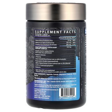 Nutrex LIPO-6 Nighttime 30 капсул (USA) Комплексні жироспалювачі