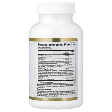 California Gold Nutrition Cholesterol Support 90 рослинних капсул Зниження рівня холестерину