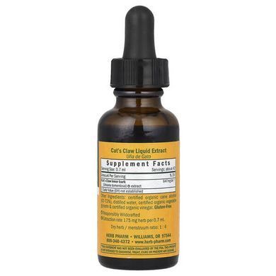 Herb Pharm Cat's Claw 647 mg 30 мл Котячий кіготь