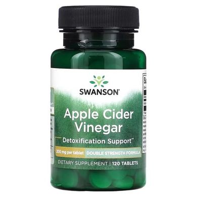 Swanson Apple Cider Vinegar 200 mg 120 табл. Яблочный уксус