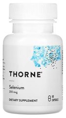 Thorne Selenium 200 mcg (L-Selenomethionine) 60 капс. Селен