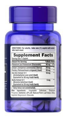 Puritan's Pride Extra Strength Water Pill 100 tab Калий