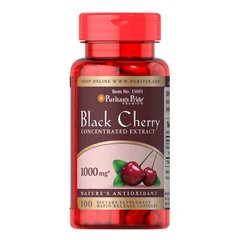 Puritan's Pride Black Cherry Extract 1000 mg 100 капсул Вишня екстракт