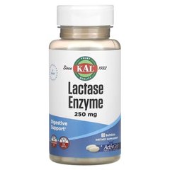 KAL Lactase Enzyme 125 mg 60 капсул Ензими