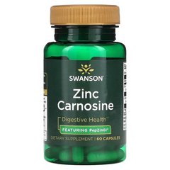 Swanson Zinc Carnosine 60 капсул Цинк