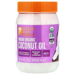 BetterBody Foods Virgin Organic Coconut Oil 458 ml Кокосовое масло