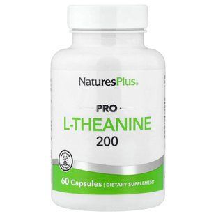 NaturesPlus Pro L-Theanine 200 60 capsules Теанин