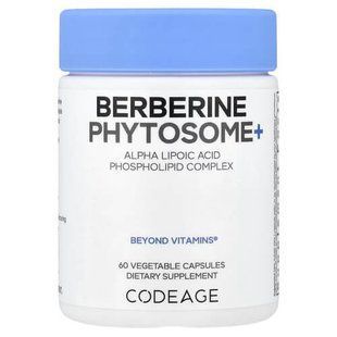 Codeage Berberine Phytosome+ 60 рослинних капсул Берберин