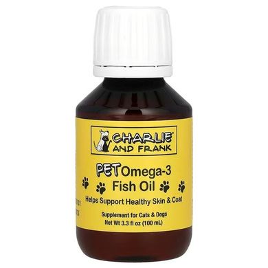 Charlie and Frank Pet Omega-3 Fish Oil For Cats & Dogs 100 мл Для тварин