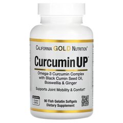 California Gold Nutrition CurcuminUP 90 капсул Куркумін