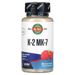 KAL K-2 MK-7 Raspberry 60 Micro Tablets Вітамін К