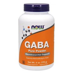 NOW GABA Pure Powder 170 г