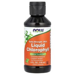 NOW Liquid Chlorophyll Mint 118 ml Хлорофіл