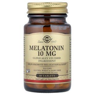 Solgar Melatonin 10 mg 60 tab Мелатонин
