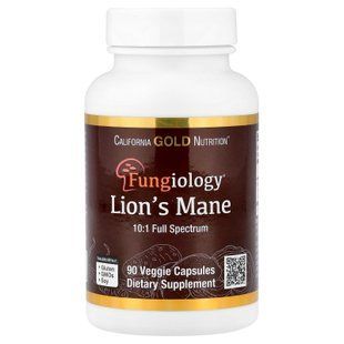 California Gold Nutrition Lion's Mane 90 капс. Грибы
