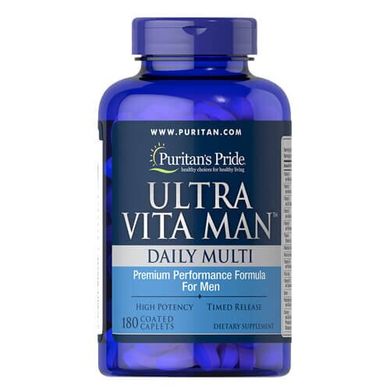 Puritan's Pride Ultra Vita Man 180 таб. Вітаміни для чоловіків