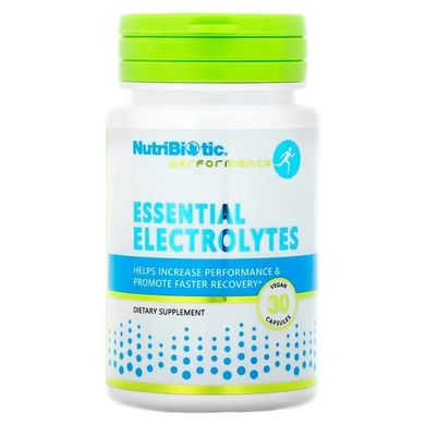 NutriBiotic Performance Essential Electrolytes 30 капс. Минеральные комплексы