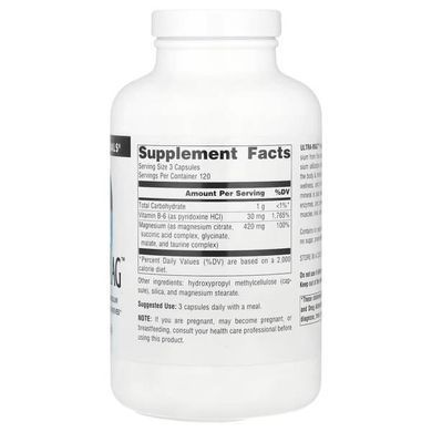 Source Naturals Ultra-Mag 360 рослинних капсул Магній