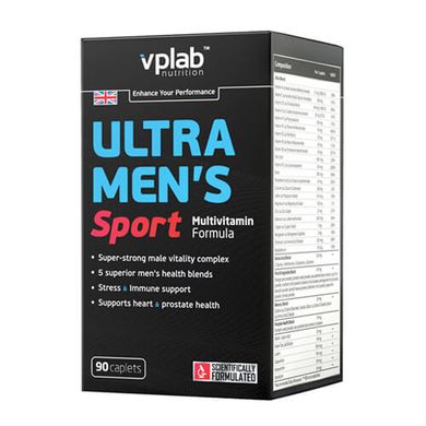 VPLab Ultra Men’s Sport Multivitamin Formula 90 таб. Витамины для мужчин