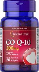 Puritan's Pride Co Q-10 200 mg 60 капс Коензим Q-10