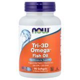NOW Tri-3D Omega 90 softgels Омега-3