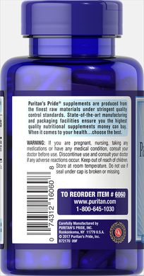 Puritan's Pride Pantothenic Acid 550 мг 100 капсул Пантотеновая кислота (B-5)