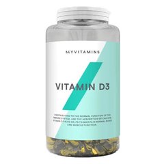 Myprotein Vitamin D3 180 капсул Вітамін D
