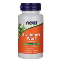 NOW St. Johns Wort 300 mg 100 капсул Звіробій