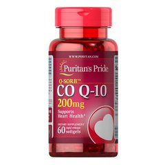 Puritan's Pride Co Q-10 200 mg 60 капсул