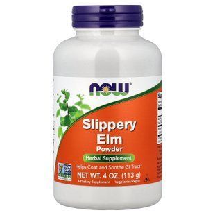 Now Slippery Elm Powder 113 g Красный вяз
