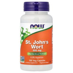 NOW St. Johns Wort 300 mg 100 капс Зверобой