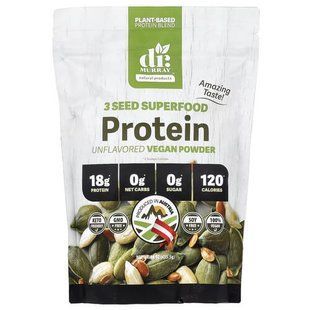 Dr. Murray's Protein Vegan Powder 435.5 грам Рослинний протеїн