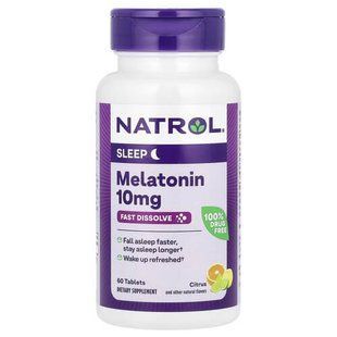 Natrol Melatonin Citrus 10 mg 60 таблеток Мелатонін