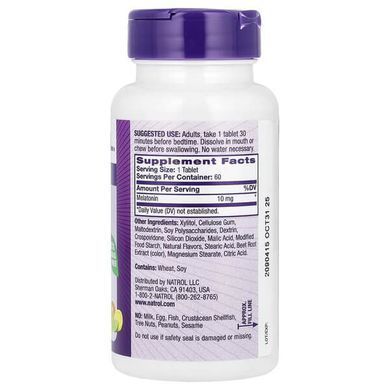 Natrol Melatonin Citrus 10 mg 60 таблеток Мелатонін