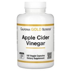 California Gold Nutrition Apple Cider Vinegar 180 капсул Яблучний оцет